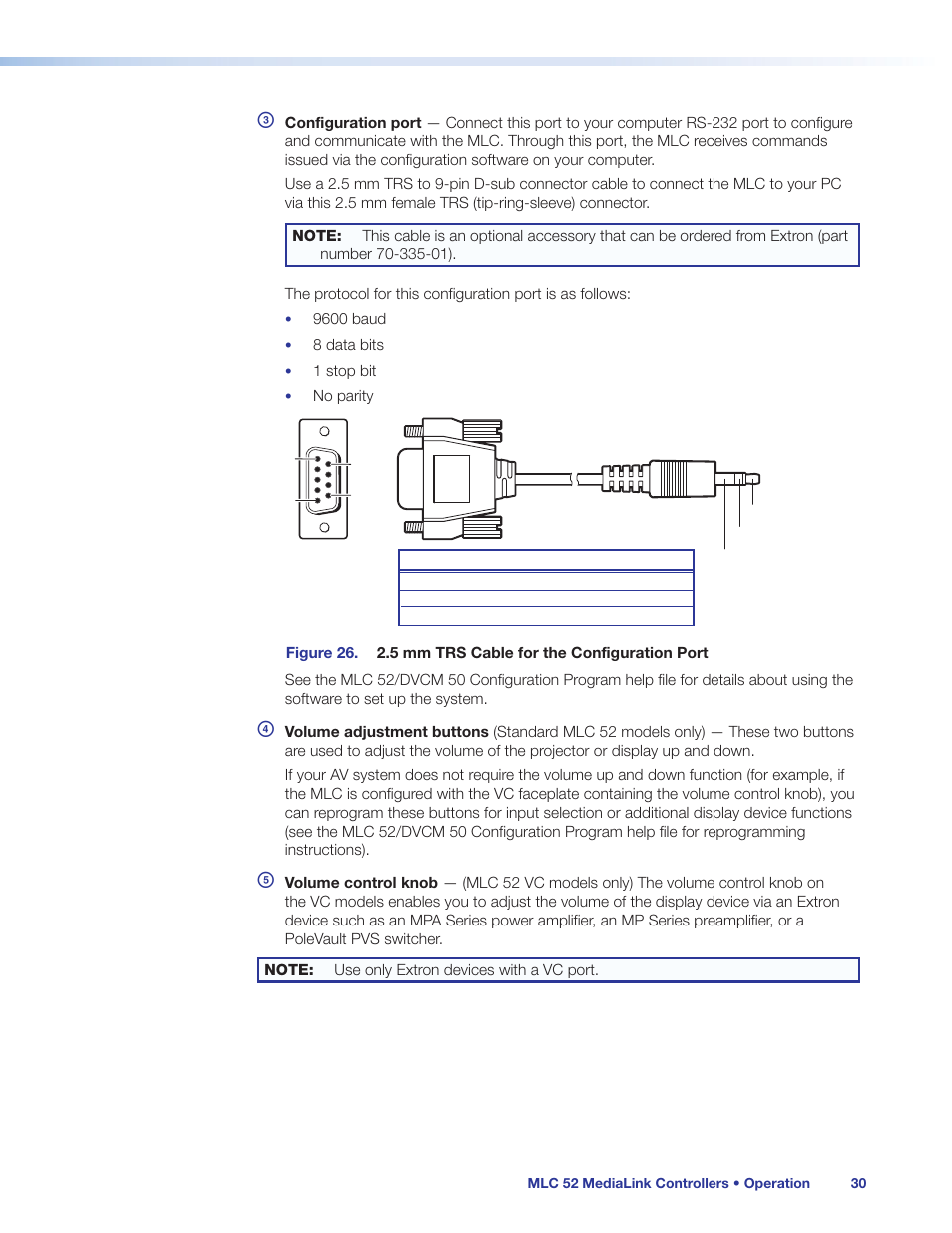 Extron Electronics MLC 52 Series User Guide User Manual | Page 36 / 74