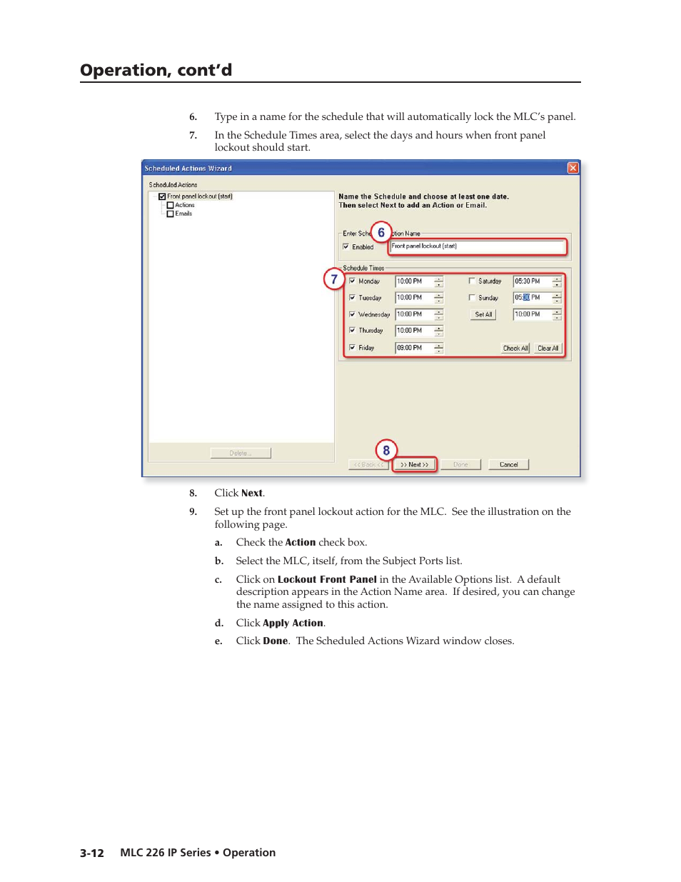 Preliminar y, Operation, cont’d | Extron Electronics MLC 226 IP Series Installation User Manual | Page 42 / 164