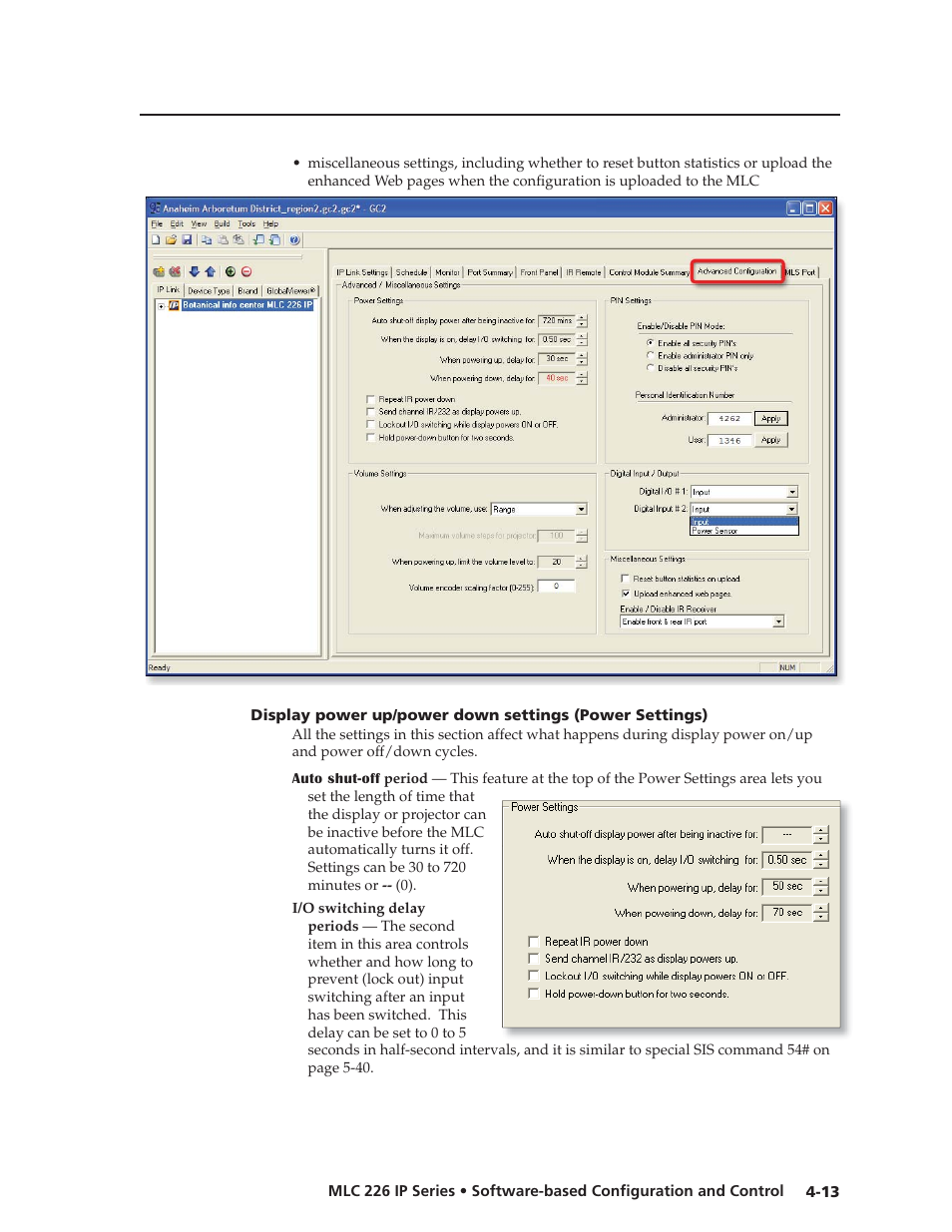 Preliminar y | Extron Electronics MLC 226 IP Series Installation User Manual | Page 57 / 164