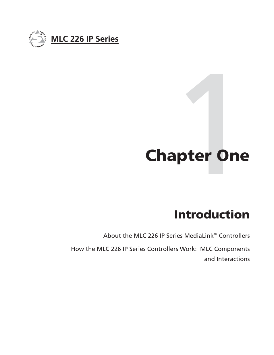 Introduction | Extron Electronics MLC 226 IP Series Installation User Manual | Page 7 / 164
