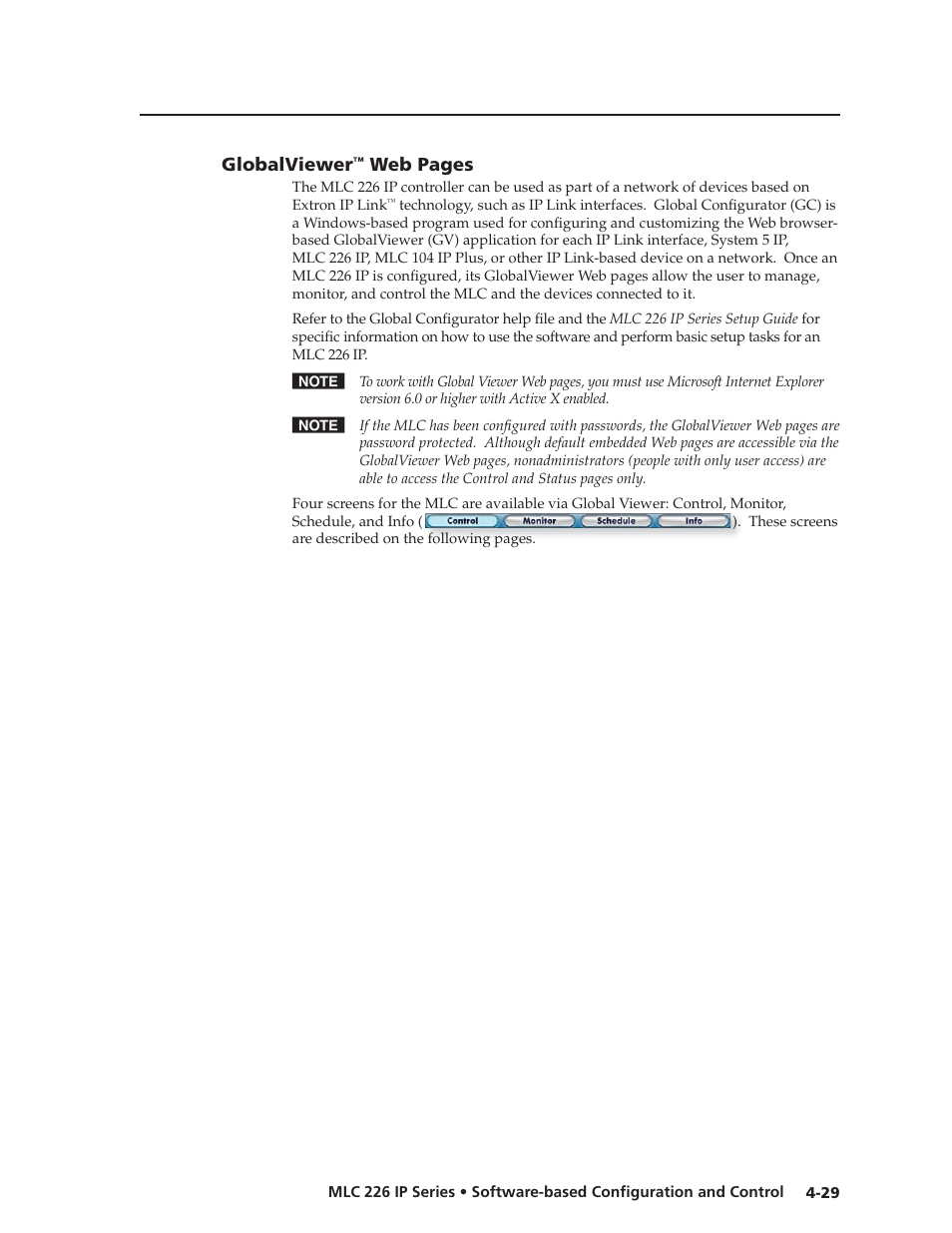 Preliminar y | Extron Electronics MLC 226 IP Series Installation User Manual | Page 73 / 164
