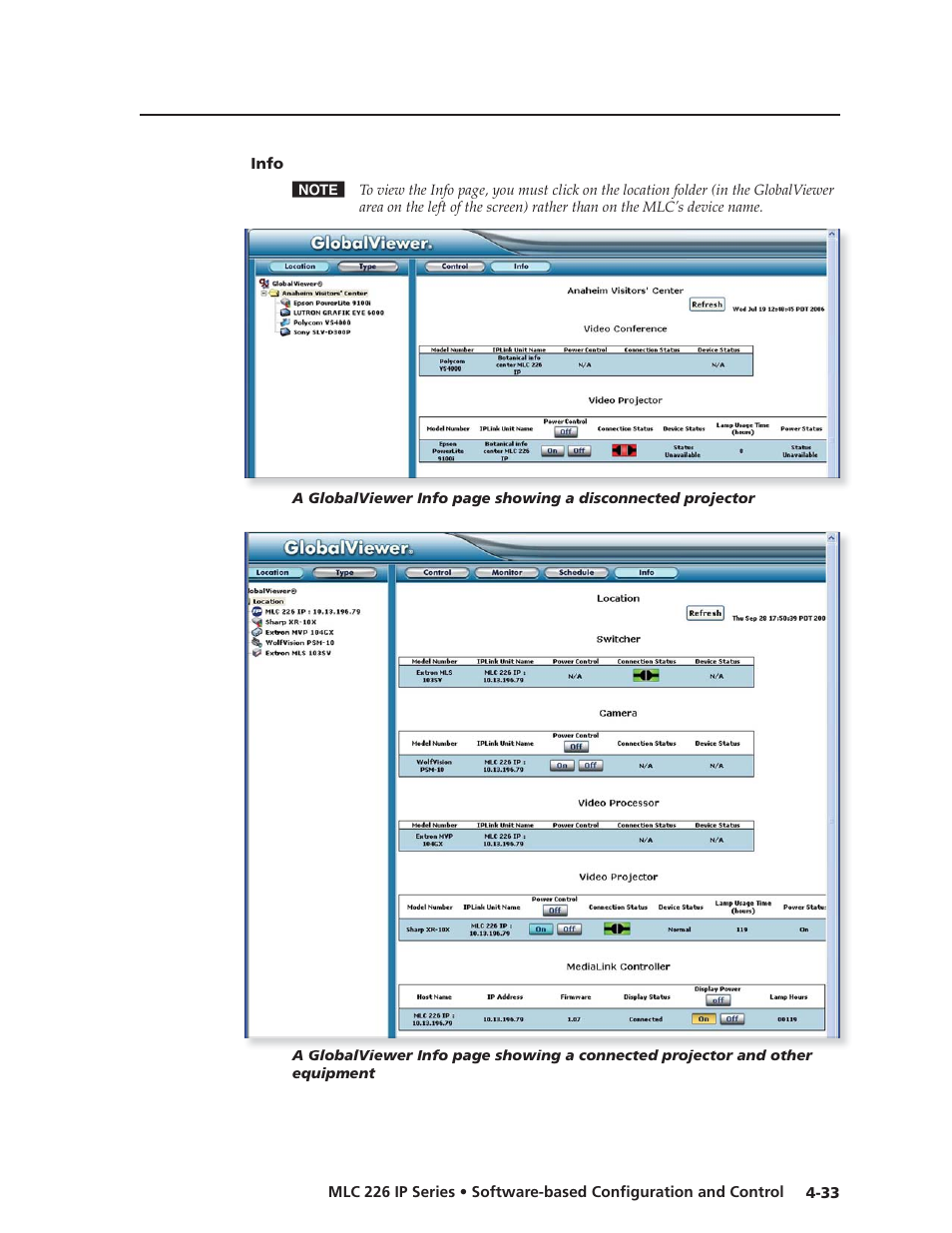 Info, Preliminar y | Extron Electronics MLC 226 IP Series Installation User Manual | Page 77 / 164