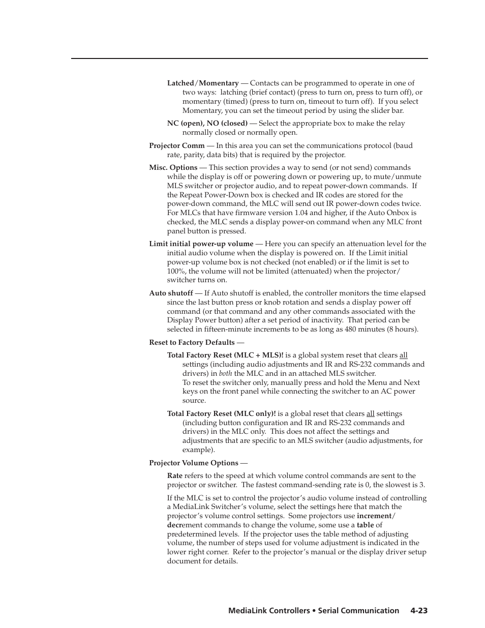 Extron Electronics MLC 206 AAP EC User Guide User Manual | Page 55 / 72