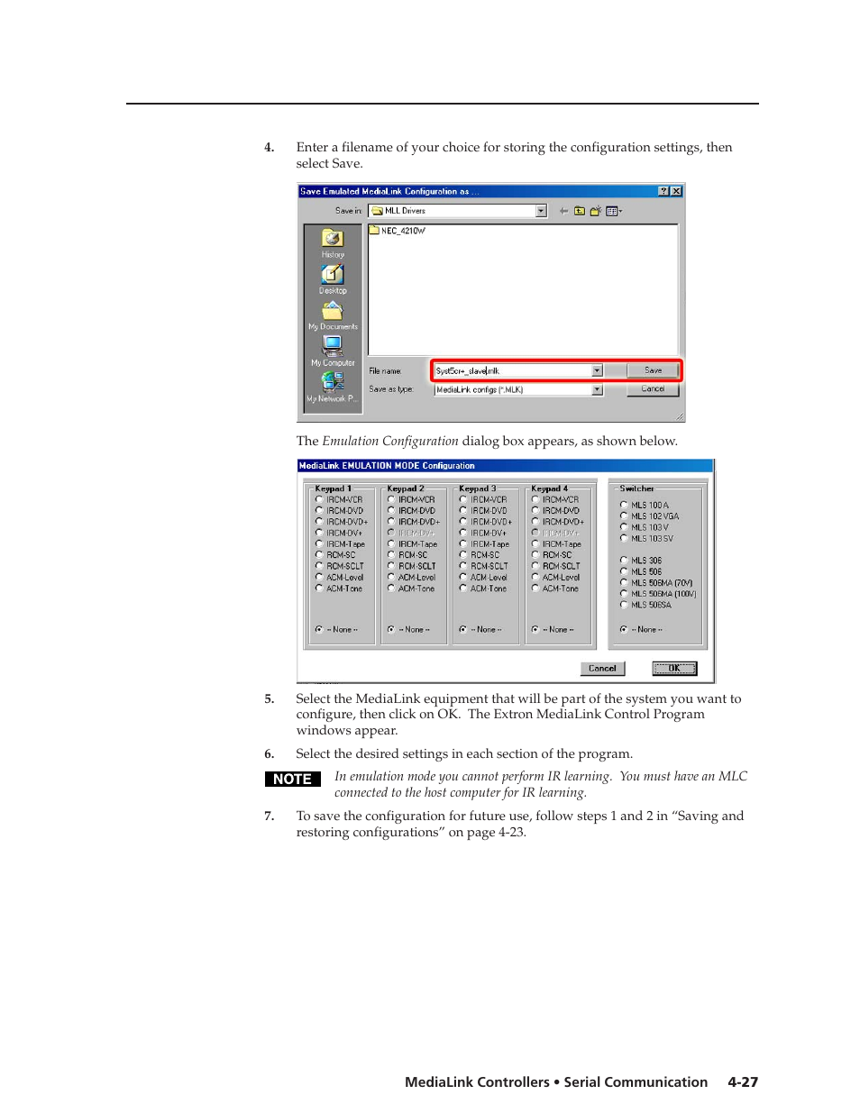 Extron Electronics MLC 206 AAP EC User Guide User Manual | Page 59 / 72