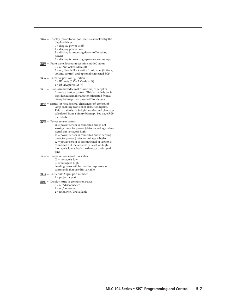 Preliminar y | Extron Electronics MLC 104 SIS Programming and Control User Manual | Page 7 / 36