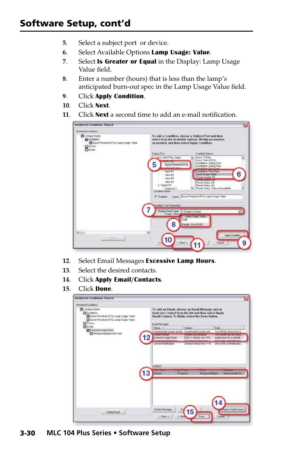 Software setup, cont’d | Extron Electronics MLC 104 Plus Series Setup Guide User Manual | Page 52 / 60