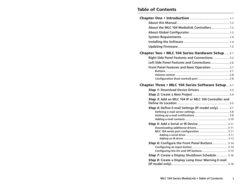Extron Electronics MLC 104 IP Series Setup Guide User Manual | Page 4 / 23