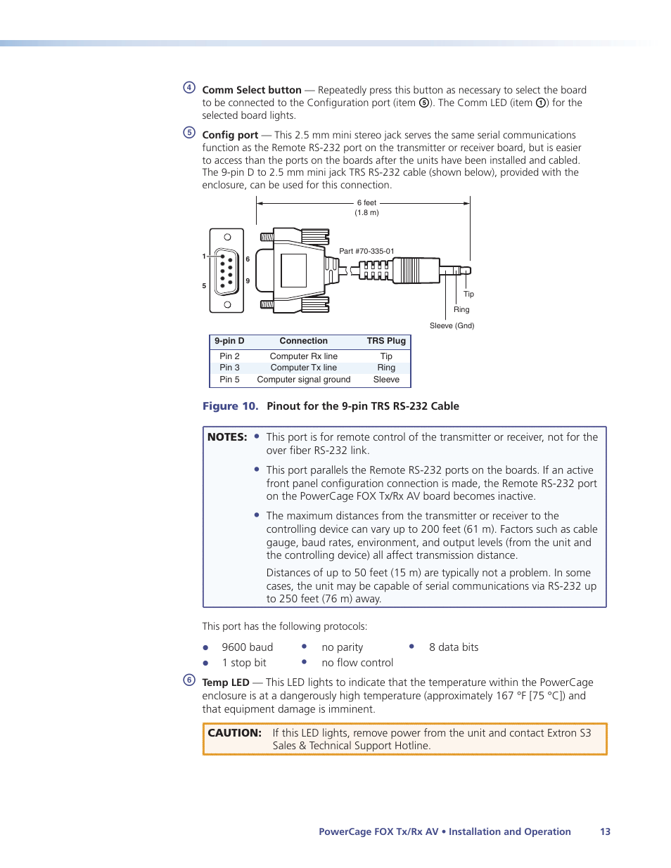 Extron Electronics PowerCage FOX Tx_Rx AV User Guide User Manual | Page 19 / 48