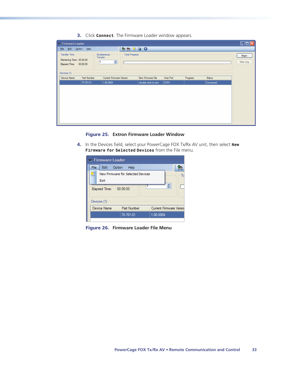 Extron Electronics PowerCage FOX Tx_Rx AV User Guide User Manual | Page 39 / 48