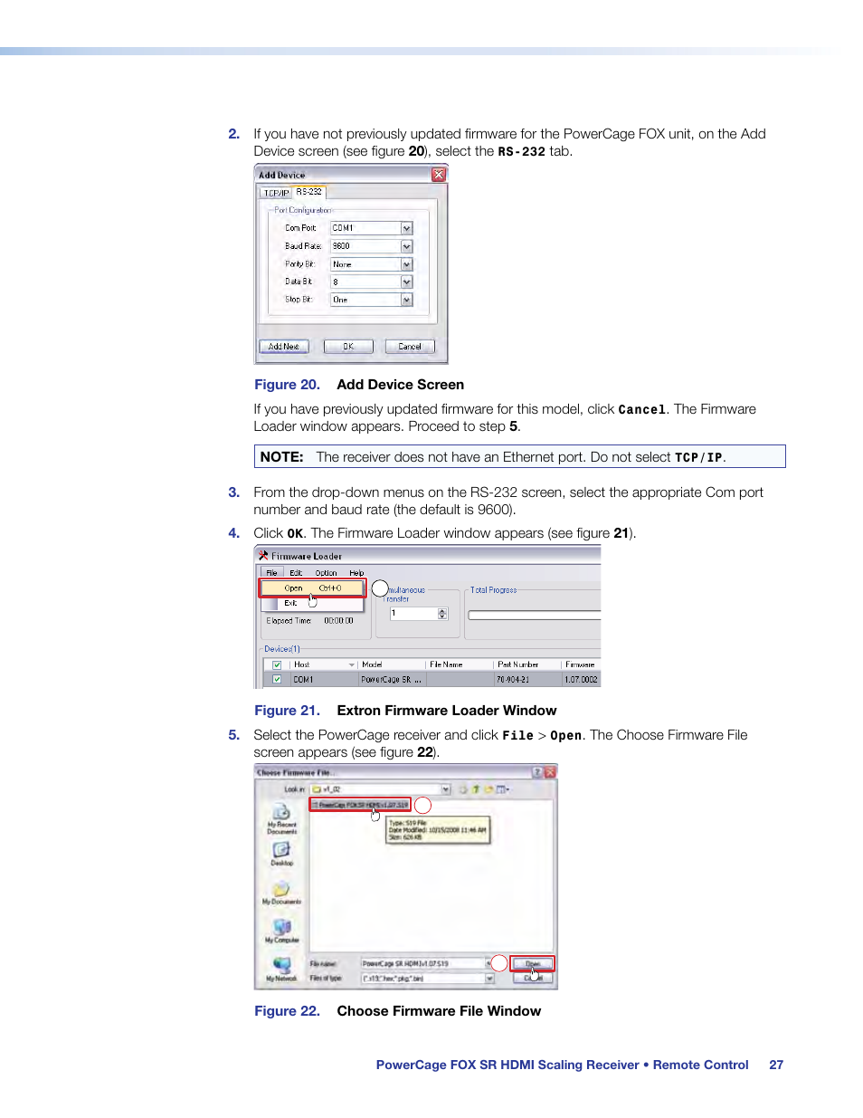 Extron Electronics PowerCage FOX SR HDMI User Guide User Manual | Page 33 / 38