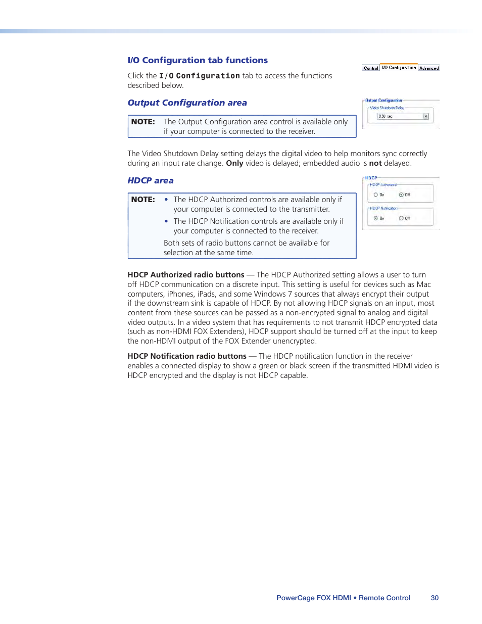 Extron Electronics PowerCage FOX Tx_Rx HDMI User Guide User Manual | Page 36 / 49
