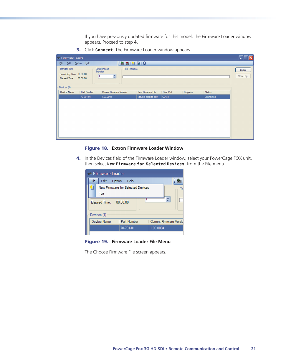Extron Electronics PowerCage FOX 3G HD-SDI User Guide User Manual | Page 27 / 35