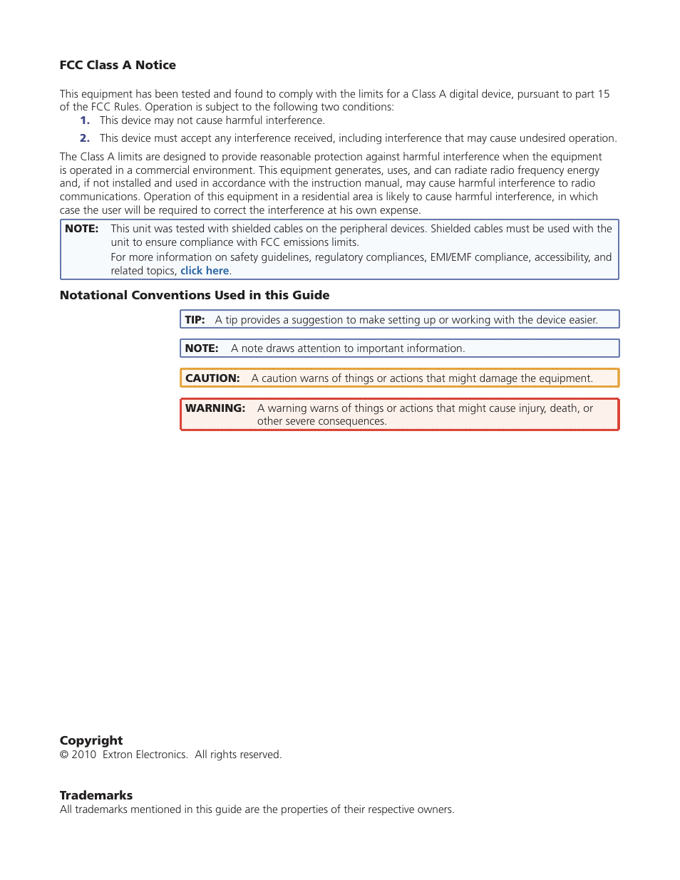 Extron Electronics PowerCage FOX 3G HD-SDI User Guide User Manual | Page 3 / 35