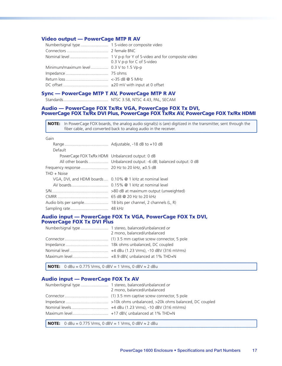 Extron Electronics PowerCage 1600 Enclosure User Guide User Manual | Page 23 / 32