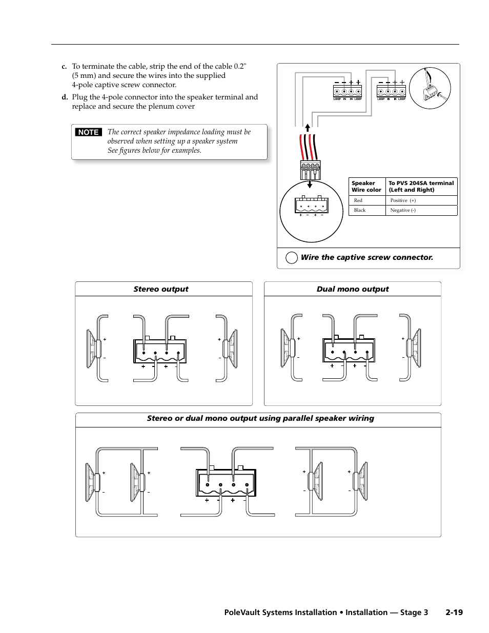 Extron Electronics PoleVault Systems PVS 200, 300, and 400 User Manual | Page 31 / 50