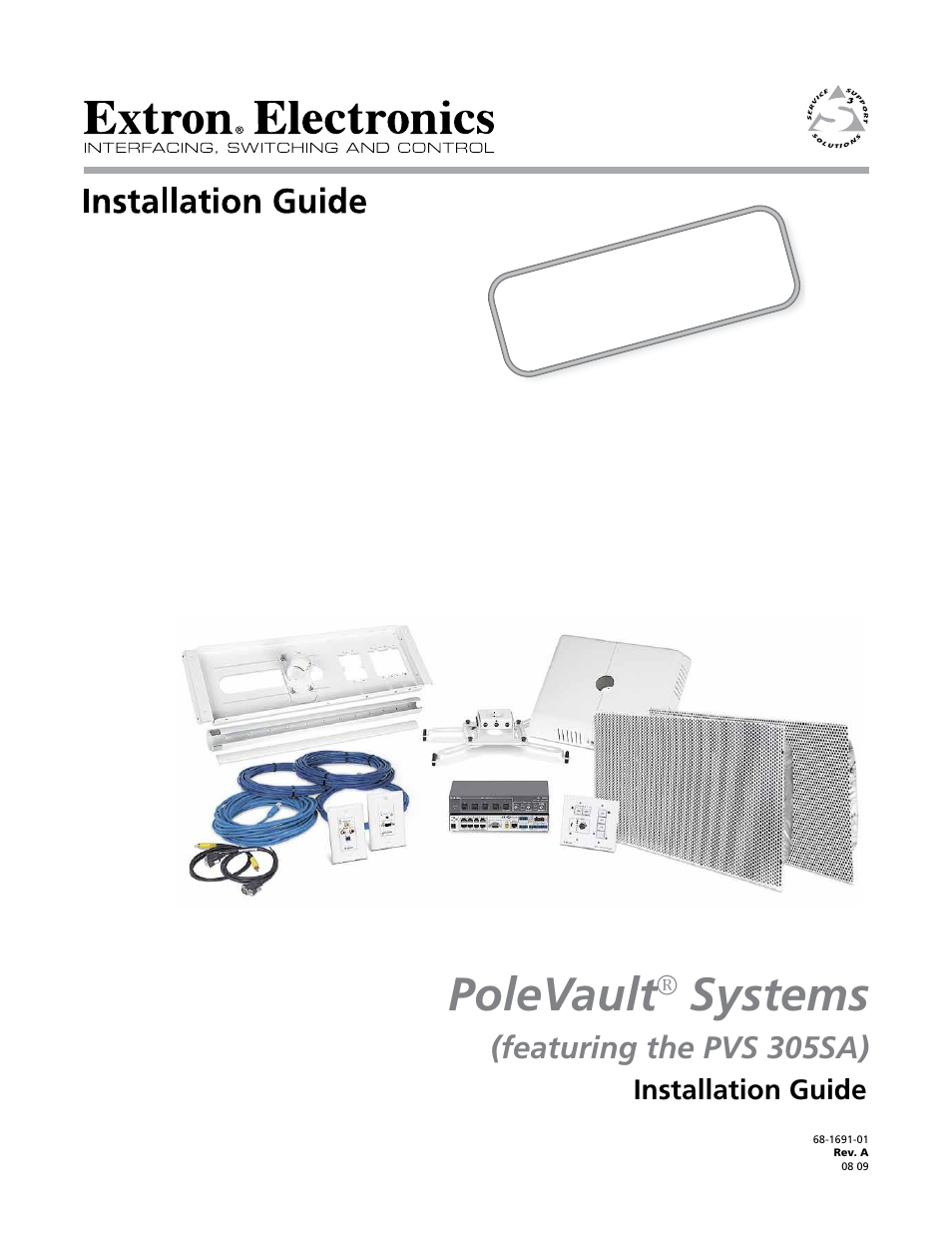 Extron Electronics PoleVault Systems PVS 305SA User Manual | 46 pages