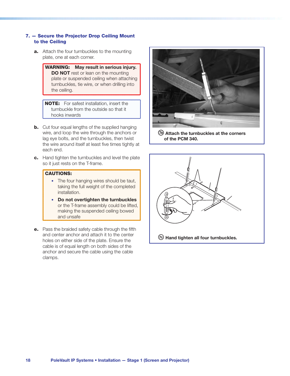 Extron Electronics PoleVault IP Systems PVS 305SA IP User Manual | Page 22 / 52