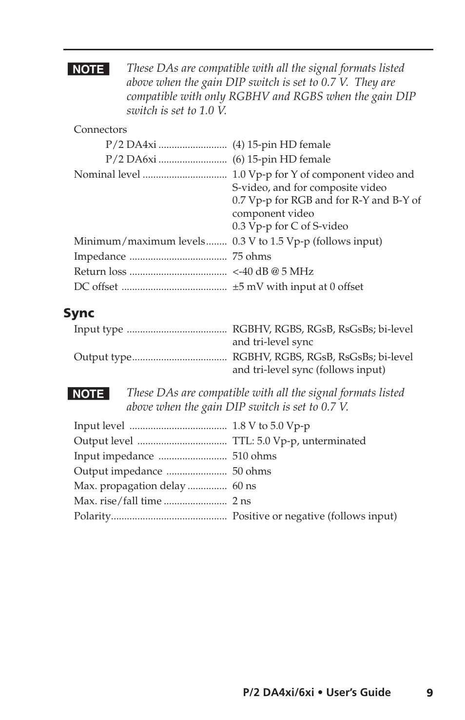 Extron Electronics P-2 DA6xi User Guide User Manual | Page 13 / 20