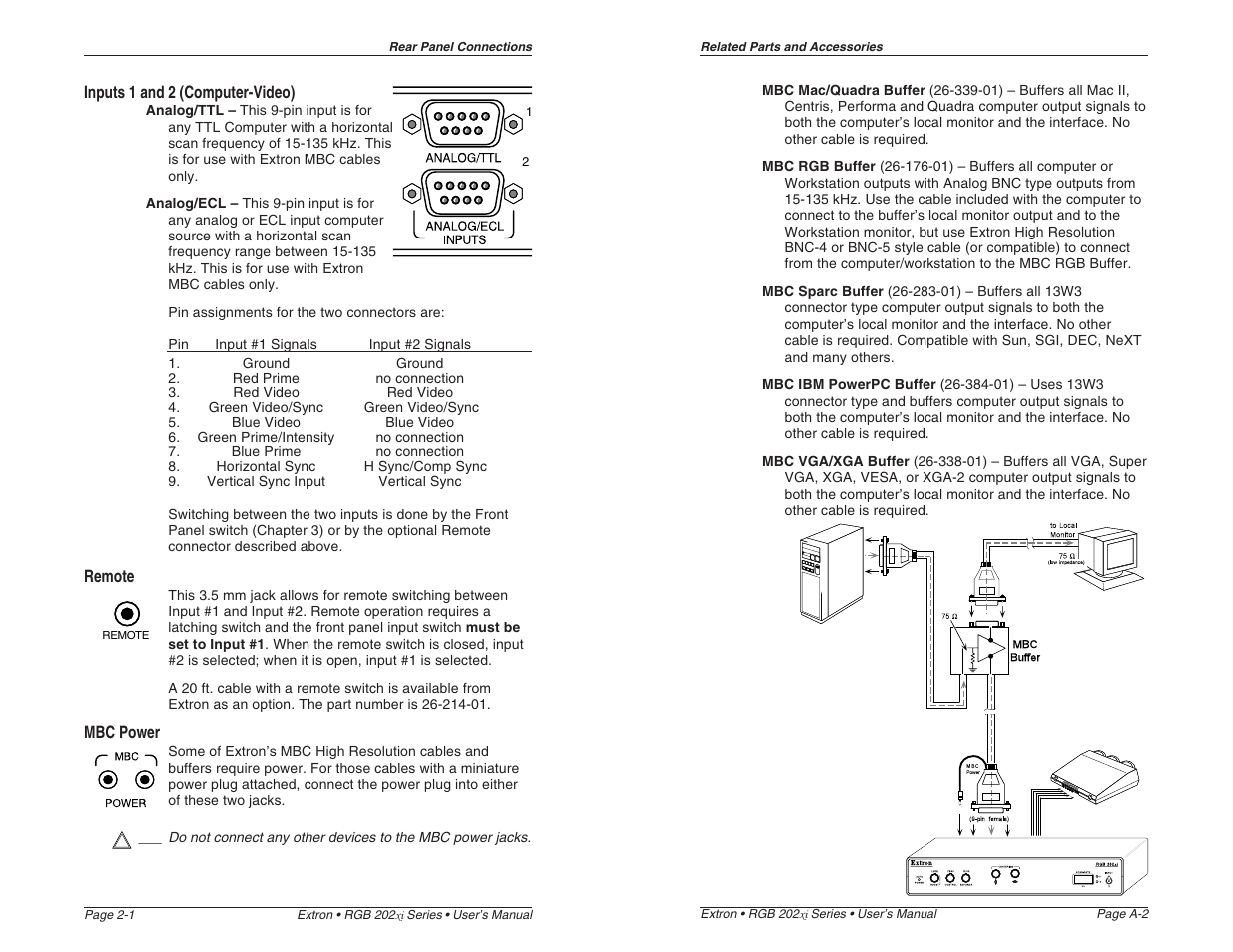 Extron Electronics RGB 202xi User Guide Rev. E User Manual | Page 14 / 24