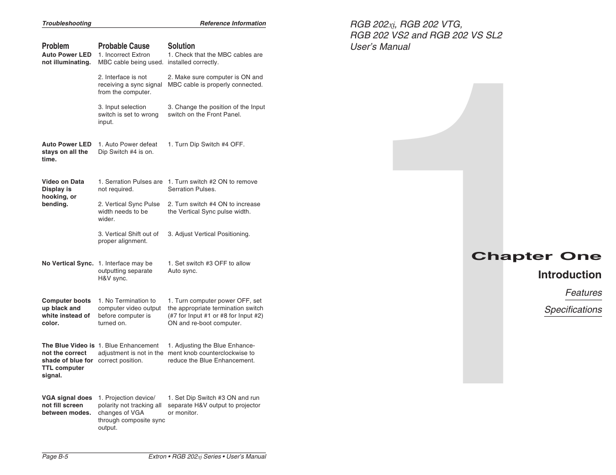 Extron Electronics RGB 202xi User Guide Rev. E User Manual | Page 5 / 24