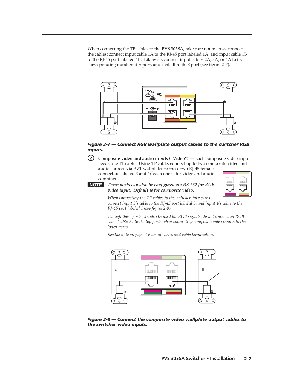 7 pvs 305sa switcher • installation | Extron Electronics PVS 305SA User Guide User Manual | Page 16 / 56