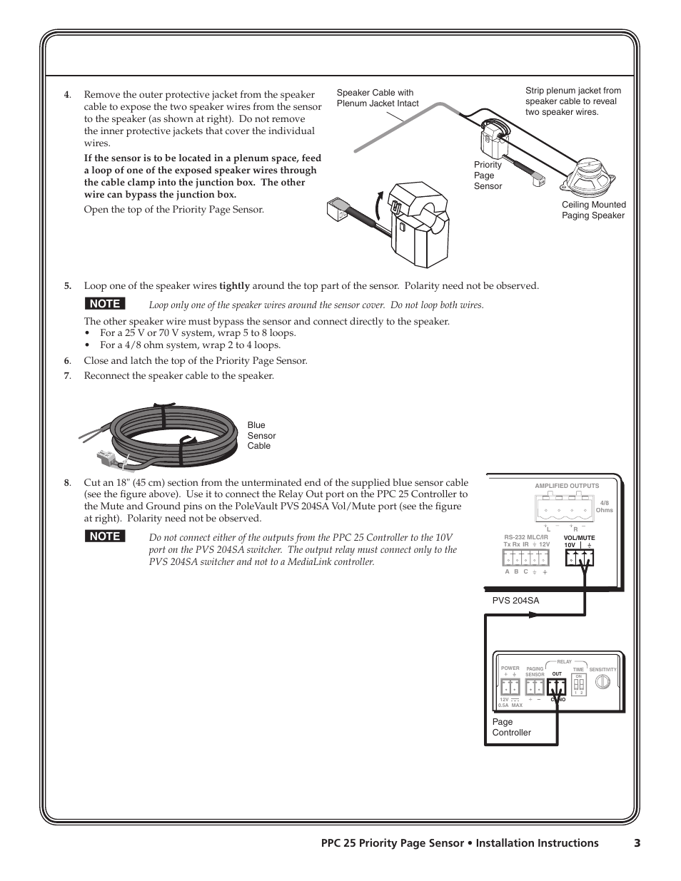 Extron Electronics PPC 25 Installation User Manual | Page 3 / 4