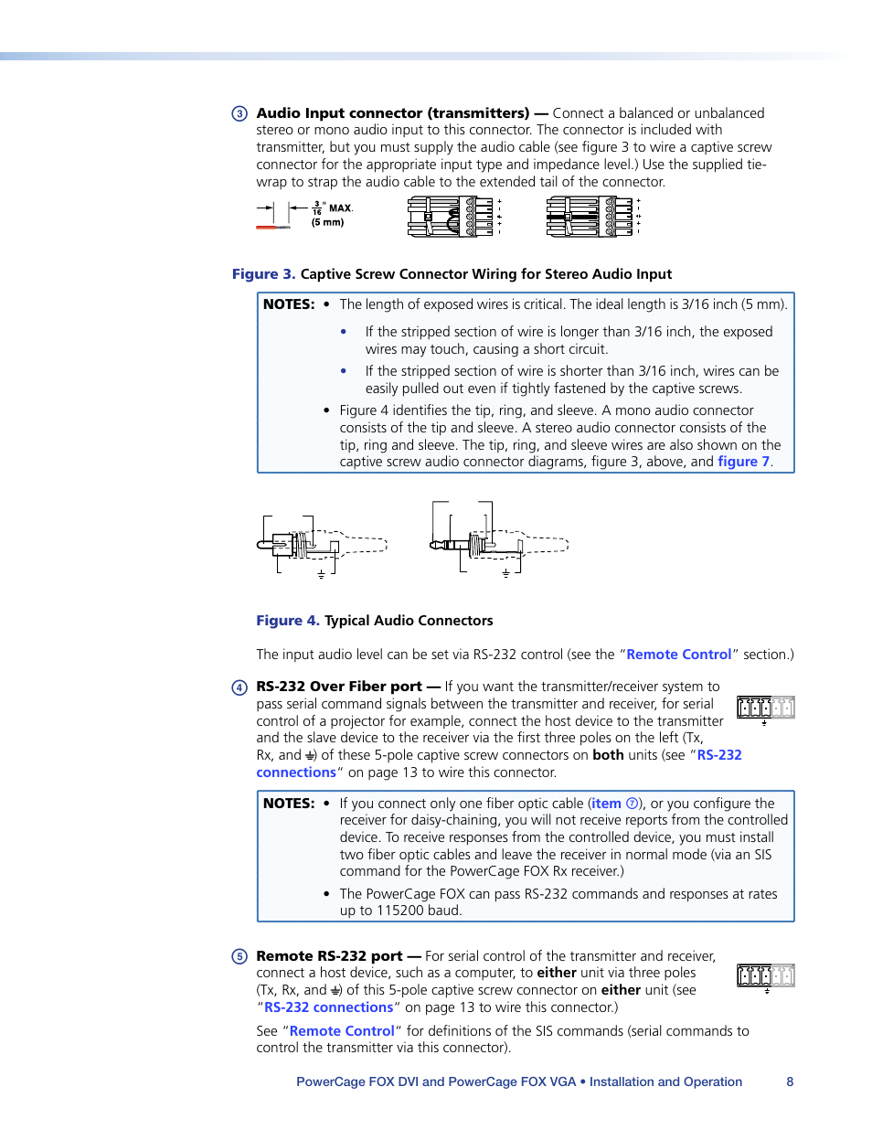 Extron Electronics PowerCage FOX Tx_Rx DVI Plus User Guide User Manual | Page 13 / 48