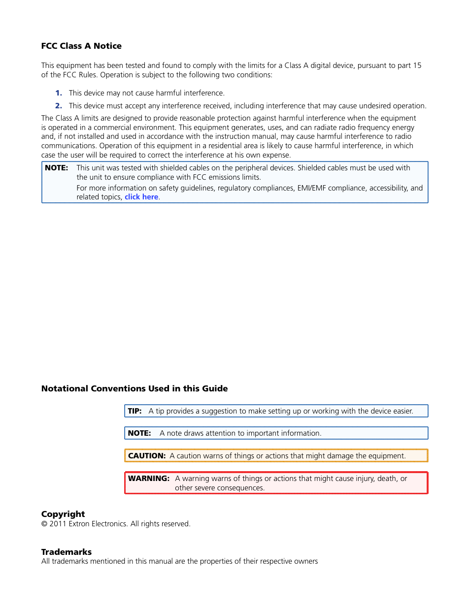 Extron Electronics PowerCage FOX Tx_Rx DVI Plus User Guide User Manual | Page 3 / 48