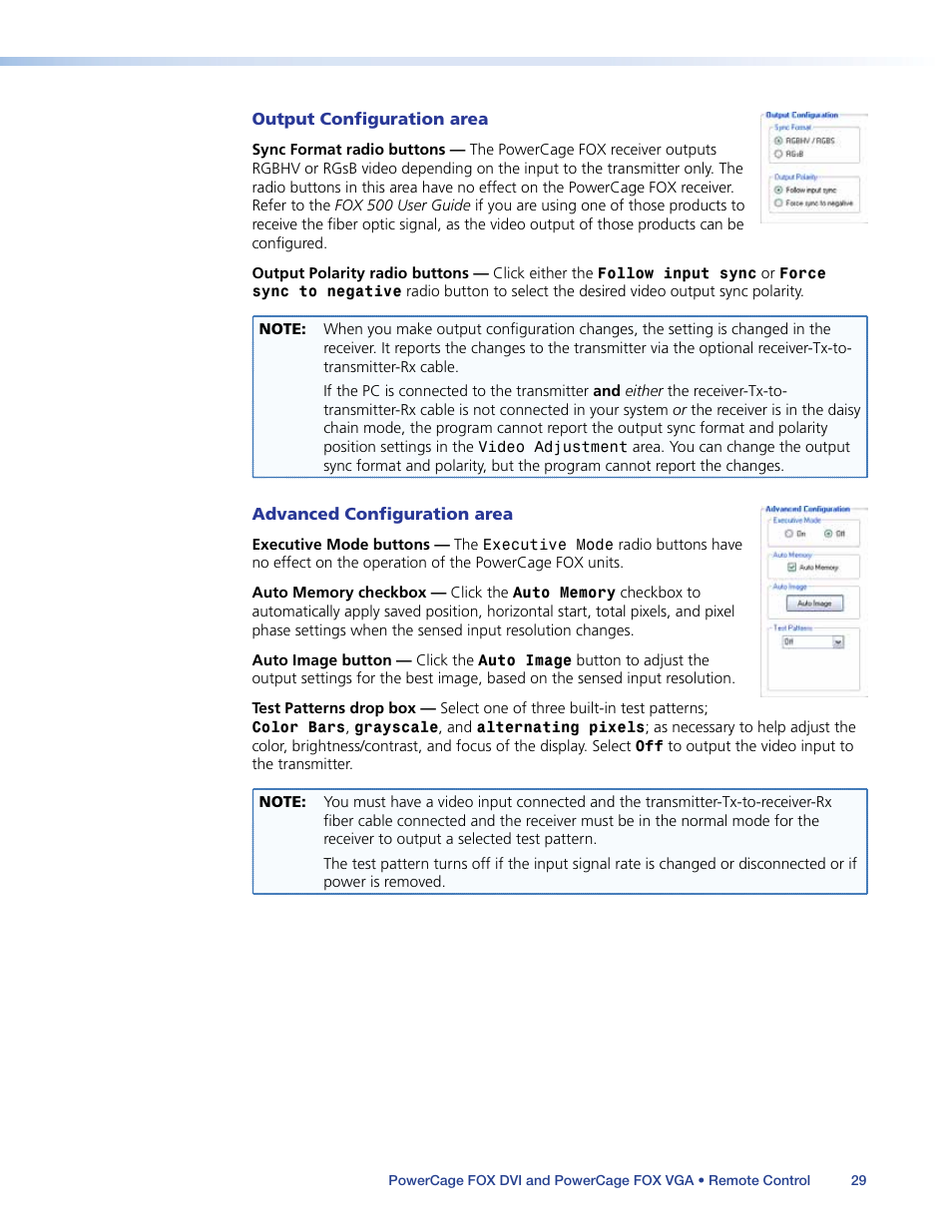 Extron Electronics PowerCage FOX Tx_Rx DVI Plus User Guide User Manual | Page 34 / 48