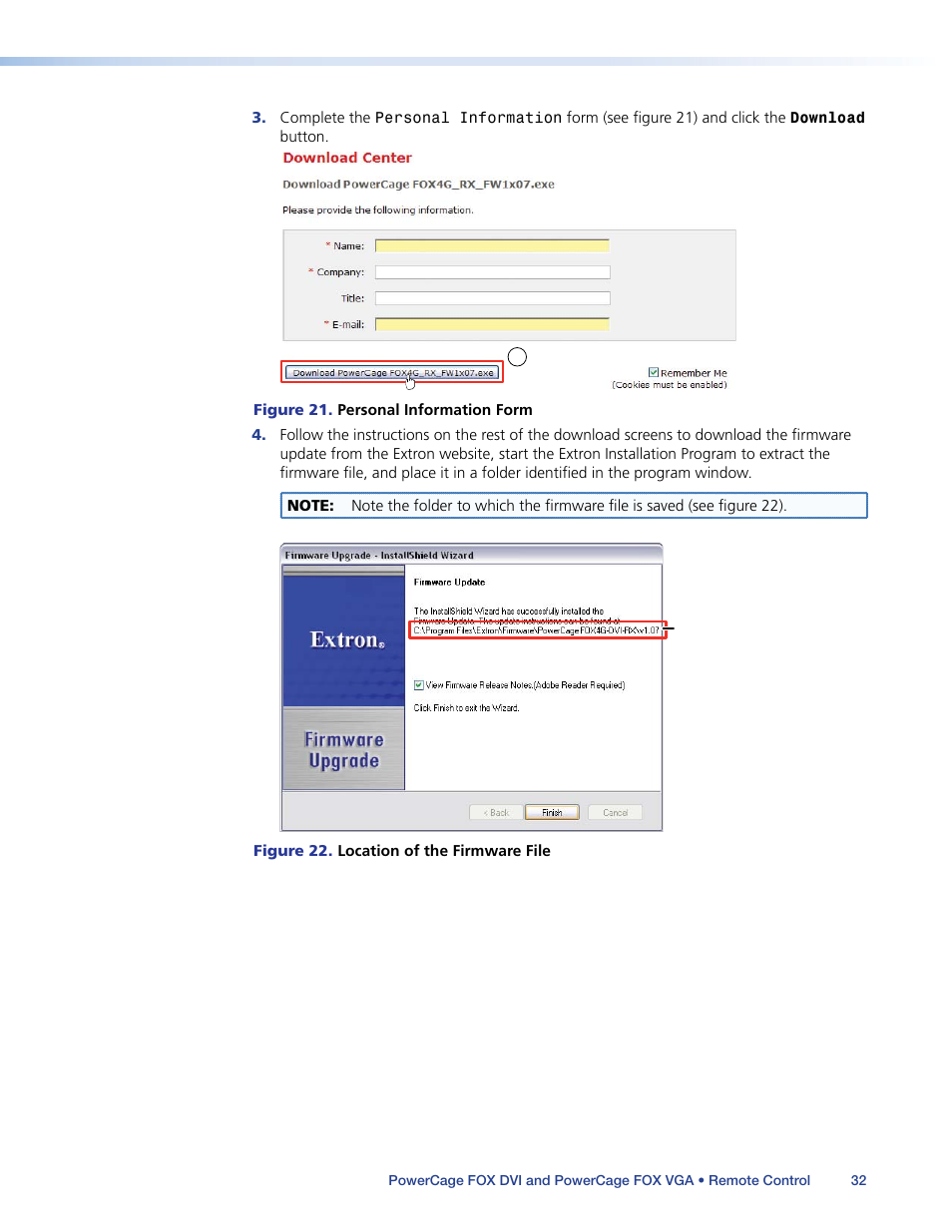 Extron Electronics PowerCage FOX Tx_Rx DVI Plus User Guide User Manual | Page 37 / 48