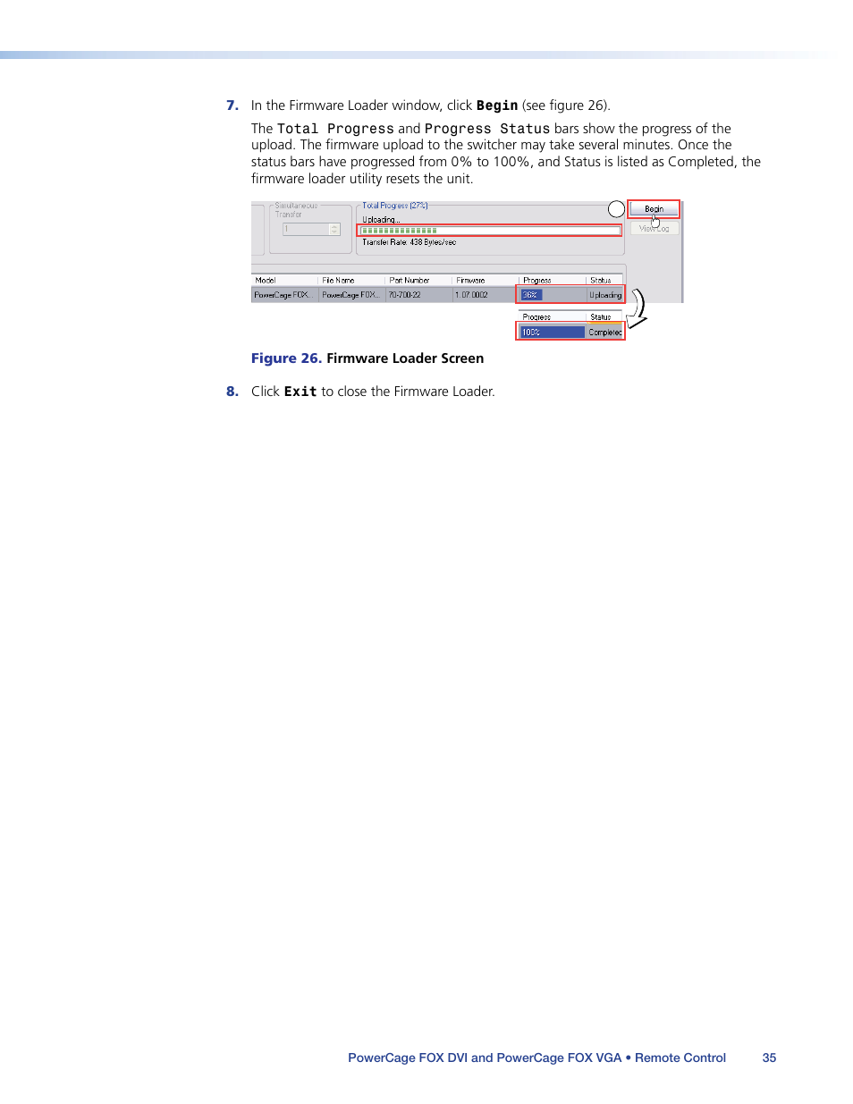 Extron Electronics PowerCage FOX Tx_Rx DVI Plus User Guide User Manual | Page 40 / 48