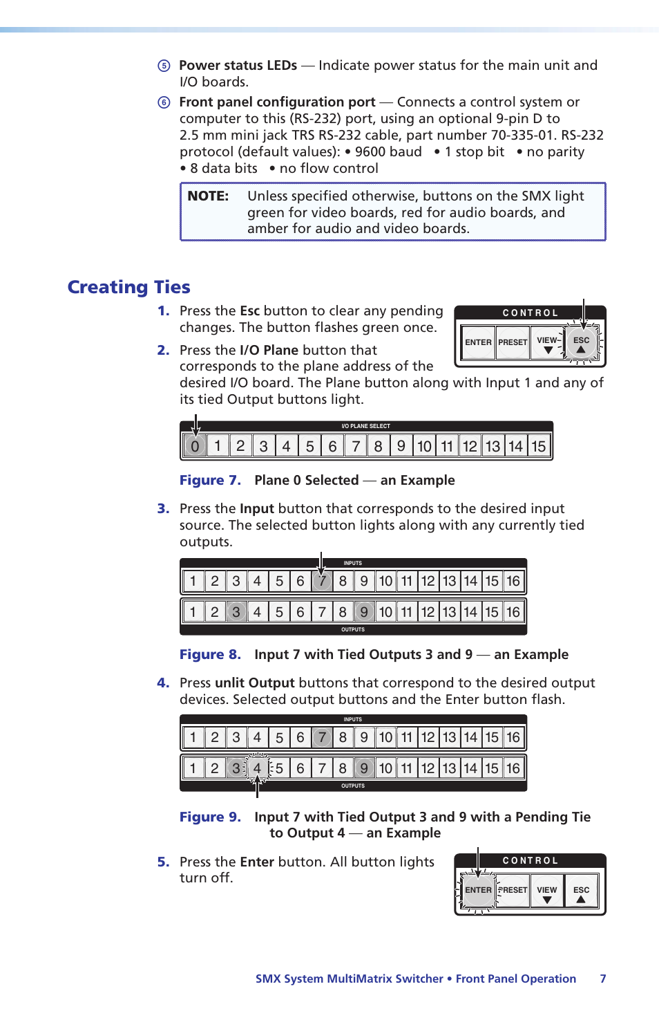 Creating ties | Extron Electronics SMX System Setup Guide User Manual | Page 13 / 48