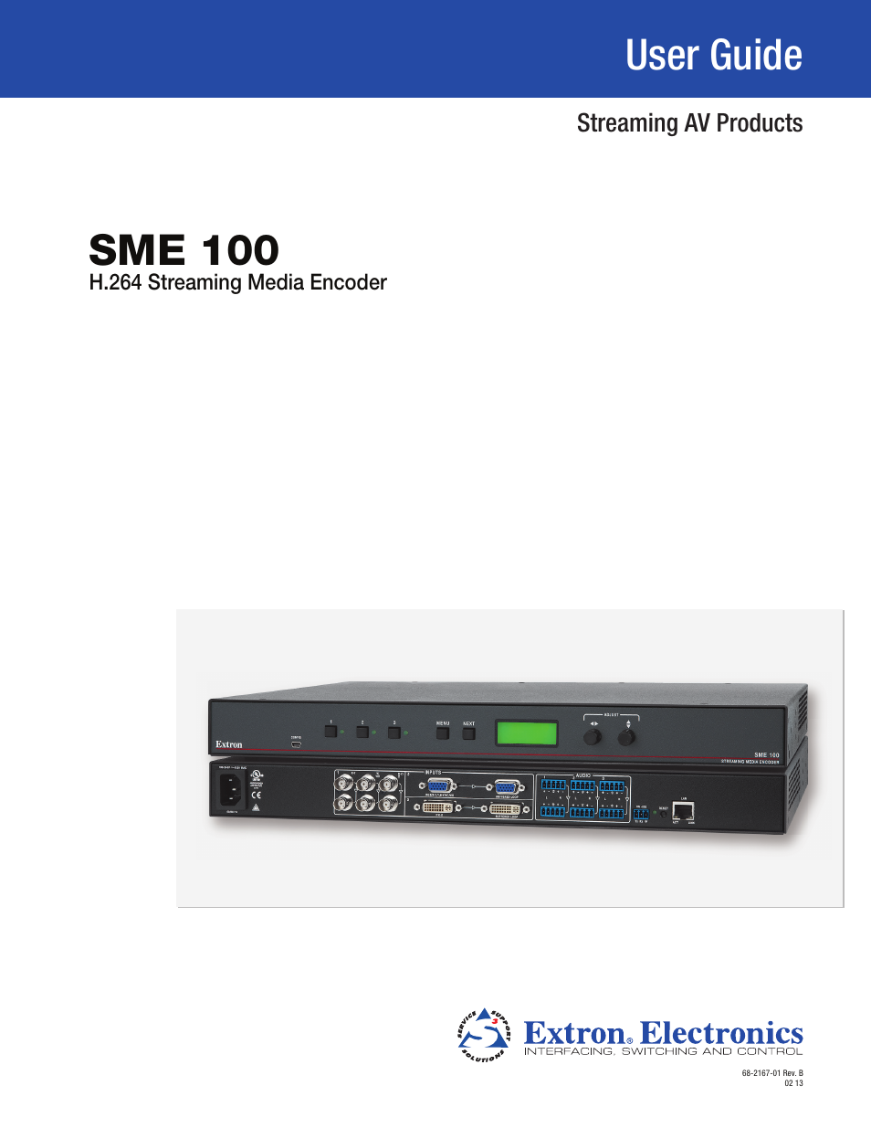 Extron Electronics SME 100 User Guide User Manual | 185 pages