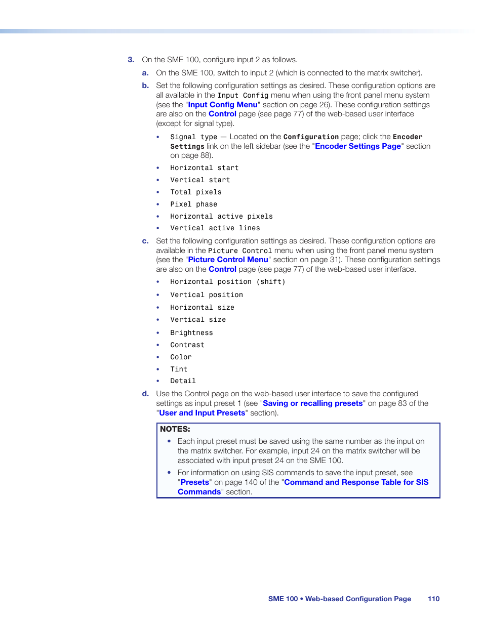 Extron Electronics SME 100 User Guide User Manual | Page 116 / 185