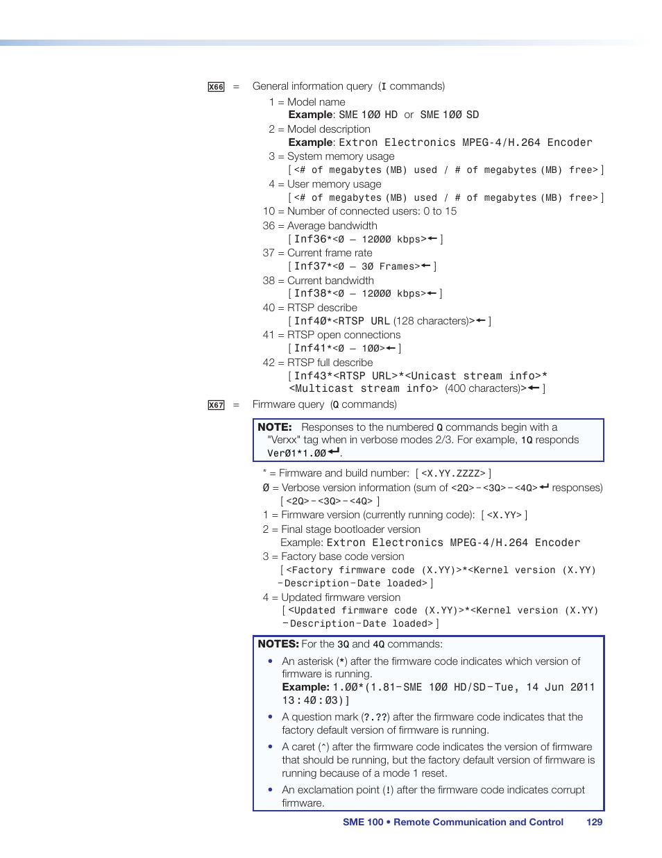 Extron Electronics SME 100 User Guide User Manual | Page 135 / 185