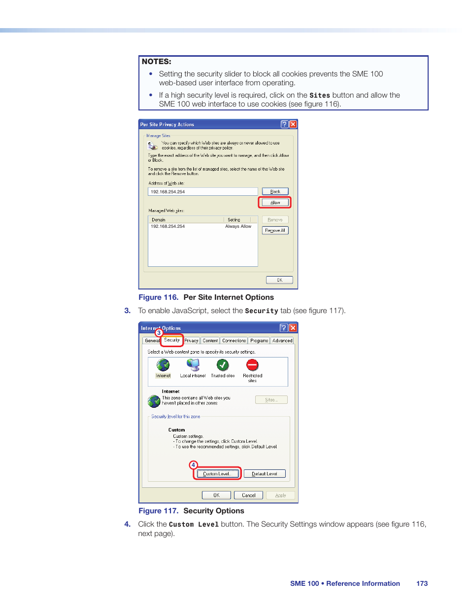 Extron Electronics SME 100 User Guide User Manual | Page 179 / 185