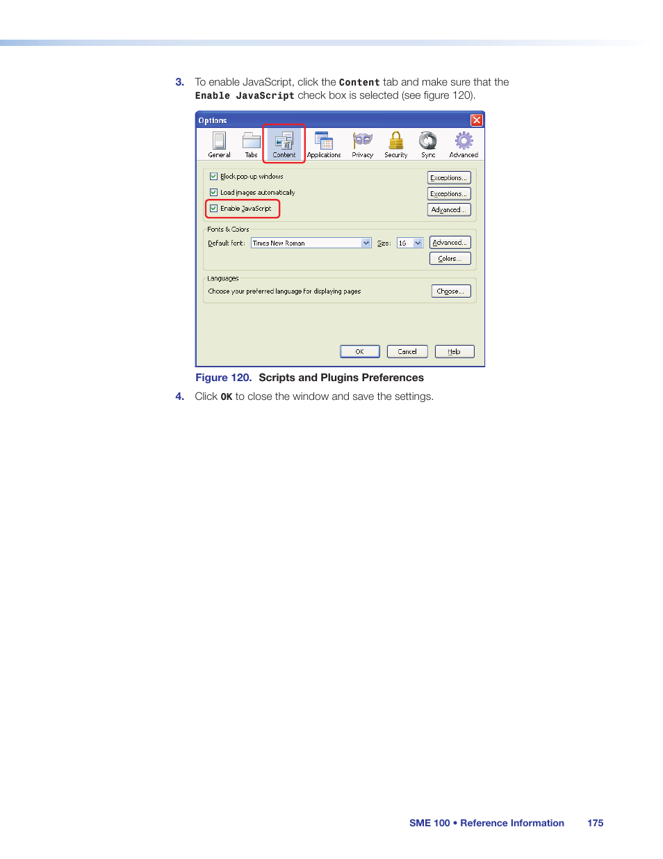 Extron Electronics SME 100 User Guide User Manual | Page 181 / 185