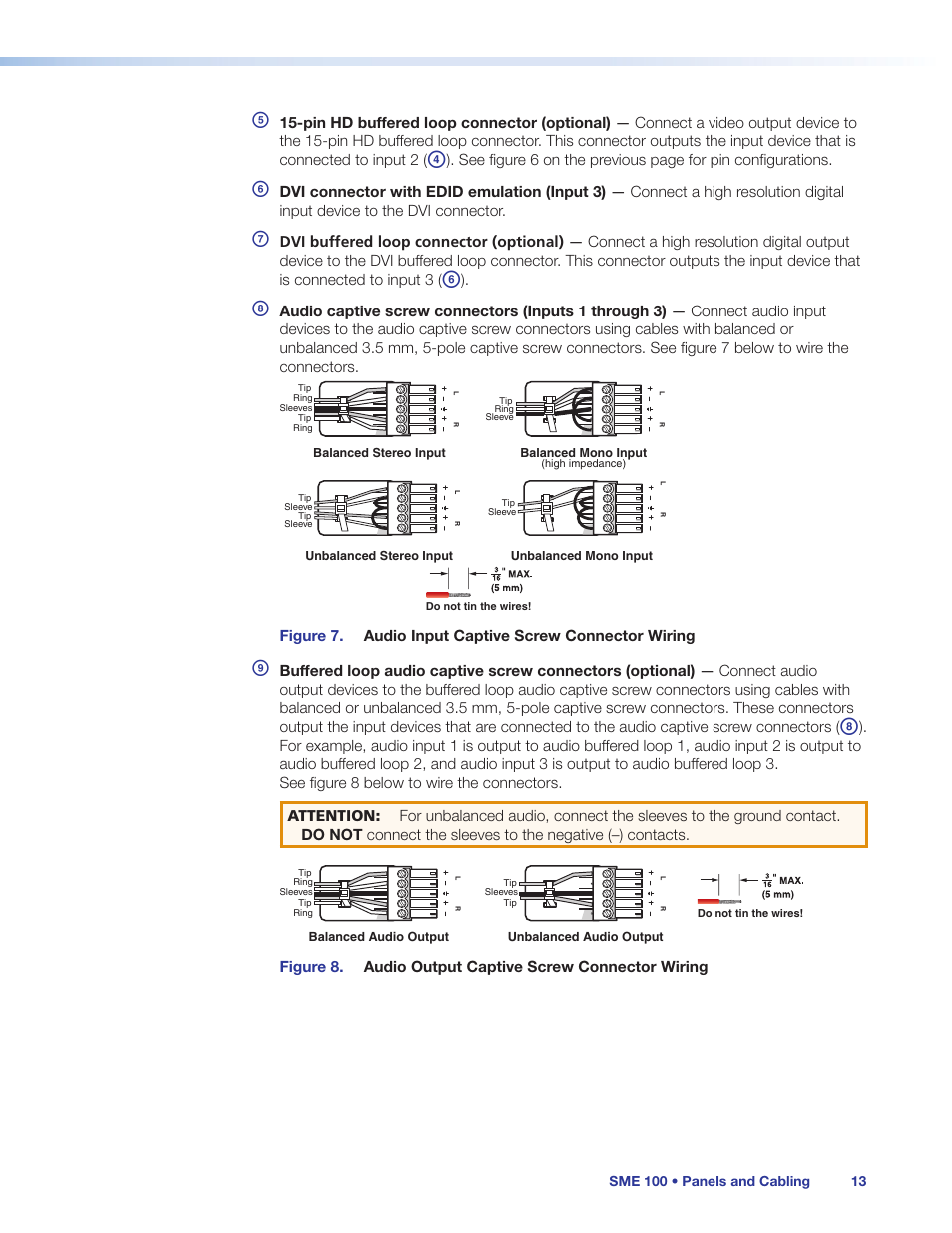 Extron Electronics SME 100 User Guide User Manual | Page 19 / 185