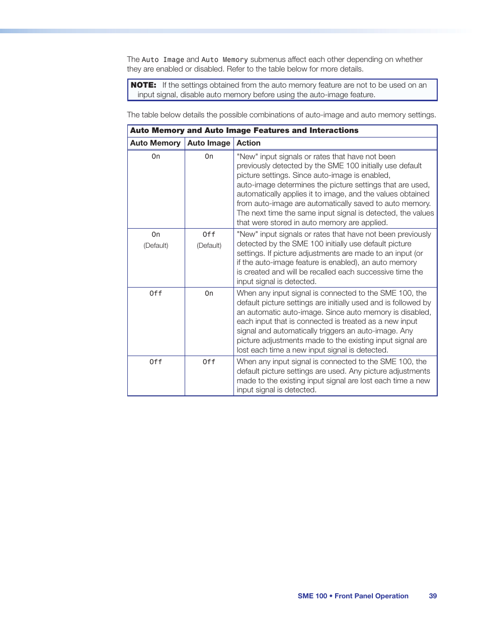 Extron Electronics SME 100 User Guide User Manual | Page 45 / 185