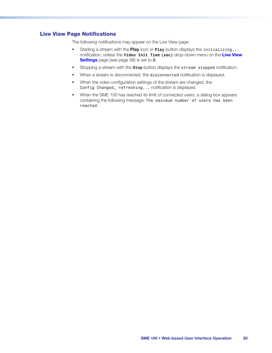 Extron Electronics SME 100 User Guide User Manual | Page 56 / 185