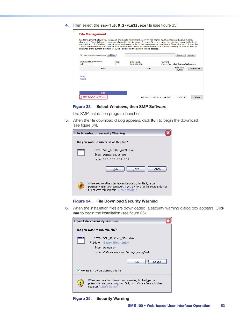 Extron Electronics SME 100 User Guide User Manual | Page 59 / 185