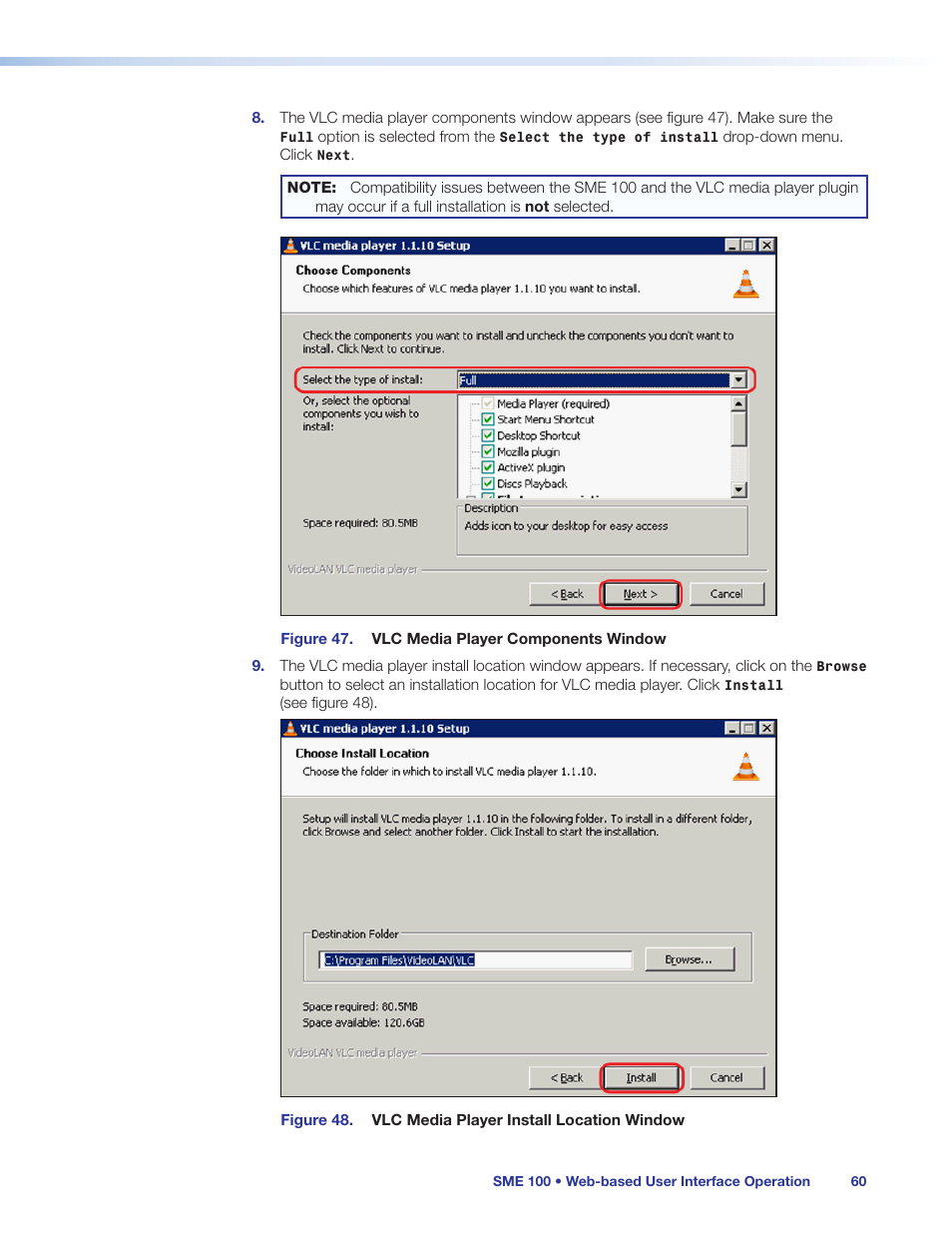 Extron Electronics SME 100 User Guide User Manual | Page 66 / 185