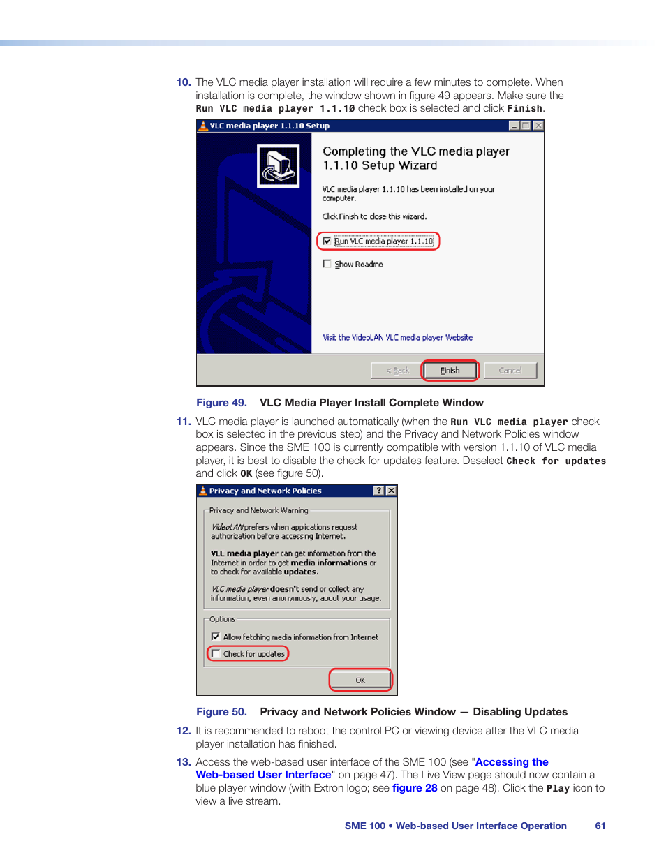 Extron Electronics SME 100 User Guide User Manual | Page 67 / 185