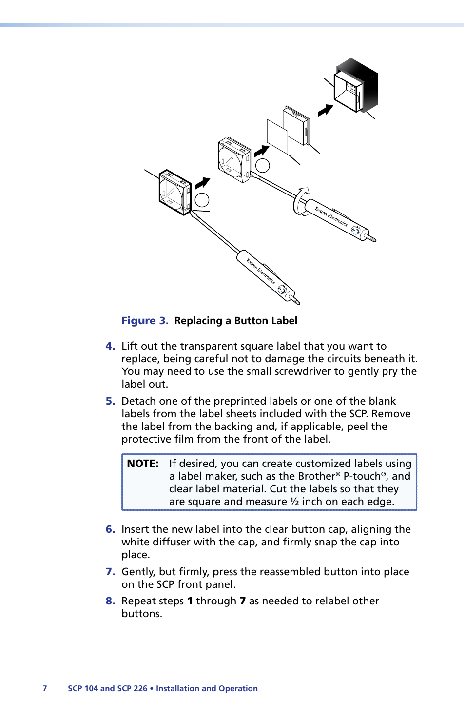 Fuser (see, Figure 3 | Extron Electronics SCP 104 Series User Guide User Manual | Page 13 / 60