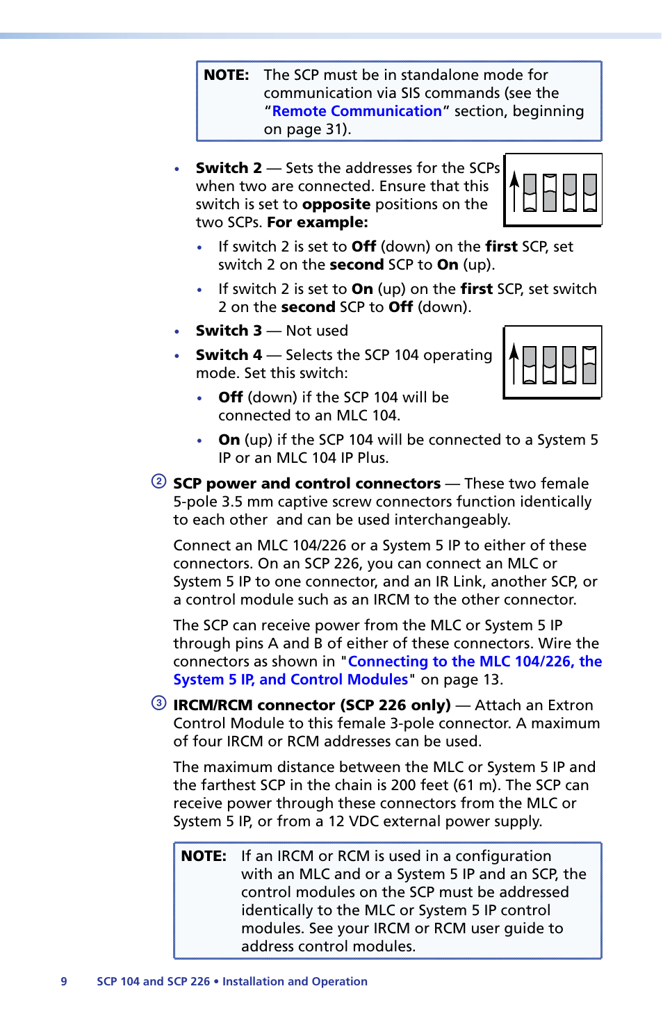 Extron Electronics SCP 104 Series User Guide User Manual | Page 15 / 60