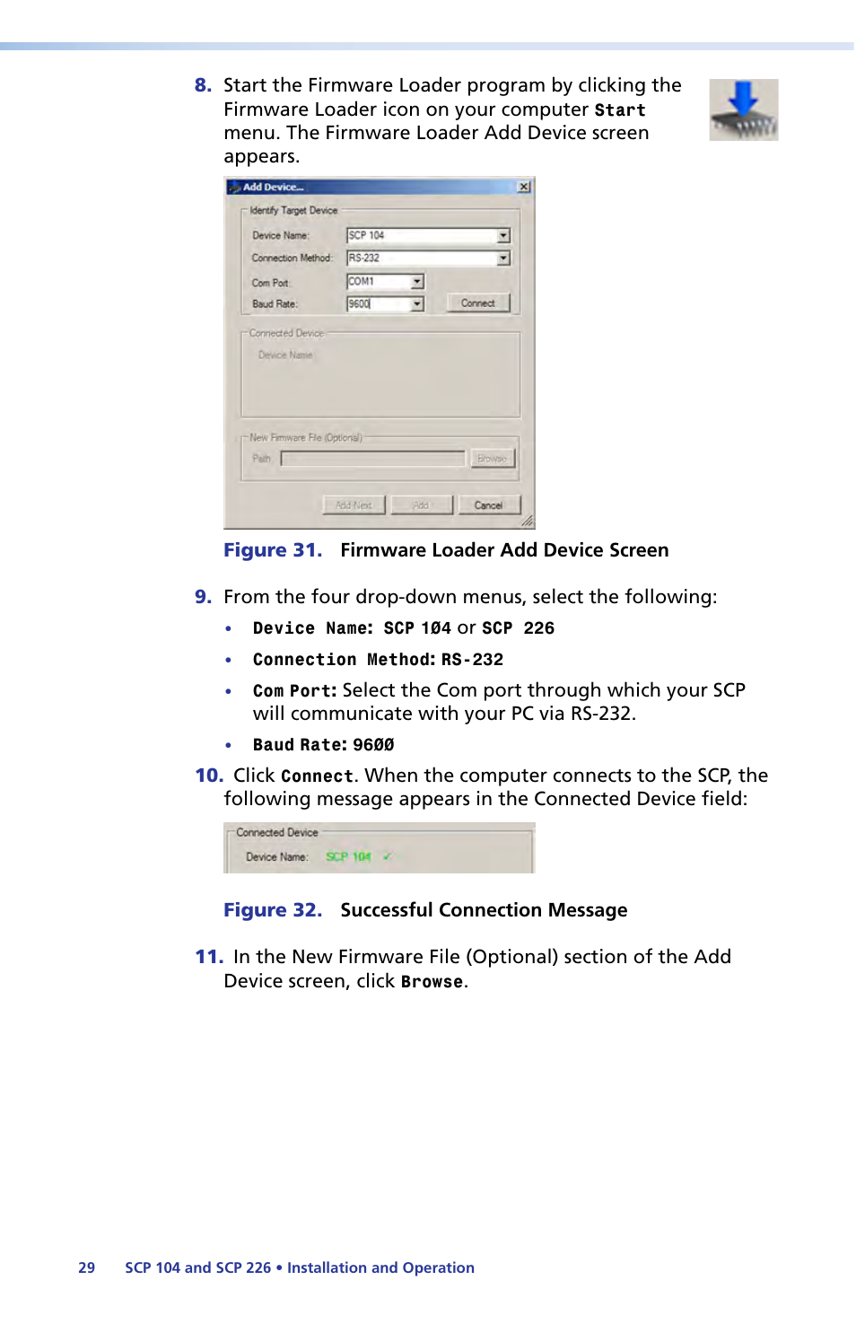 Extron Electronics SCP 104 Series User Guide User Manual | Page 35 / 60