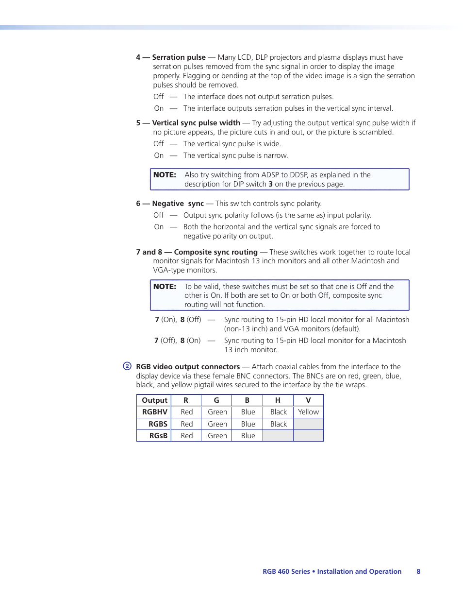 Extron Electronics RGB 460xi Series User Guide User Manual | Page 14 / 25