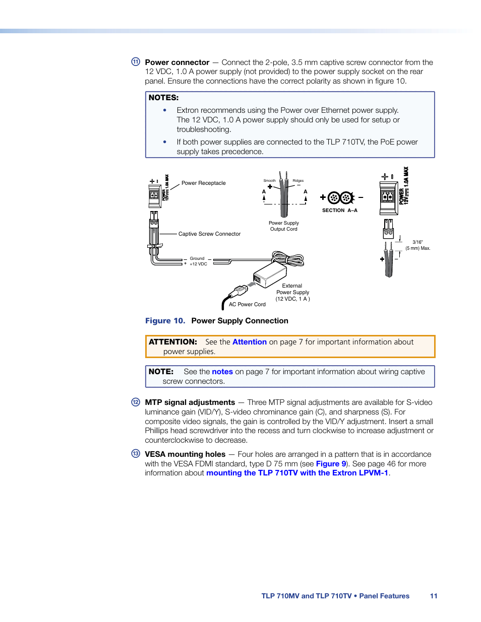 Extron Electronics TLP 710TV User Guide User Manual | Page 17 / 49