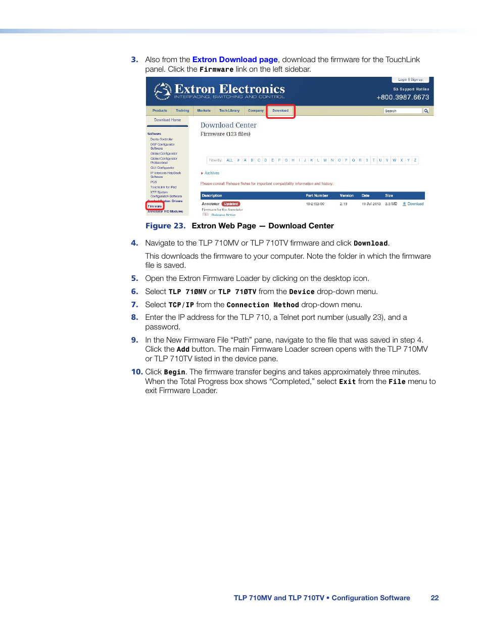 Extron Electronics TLP 710TV User Guide User Manual | Page 28 / 49
