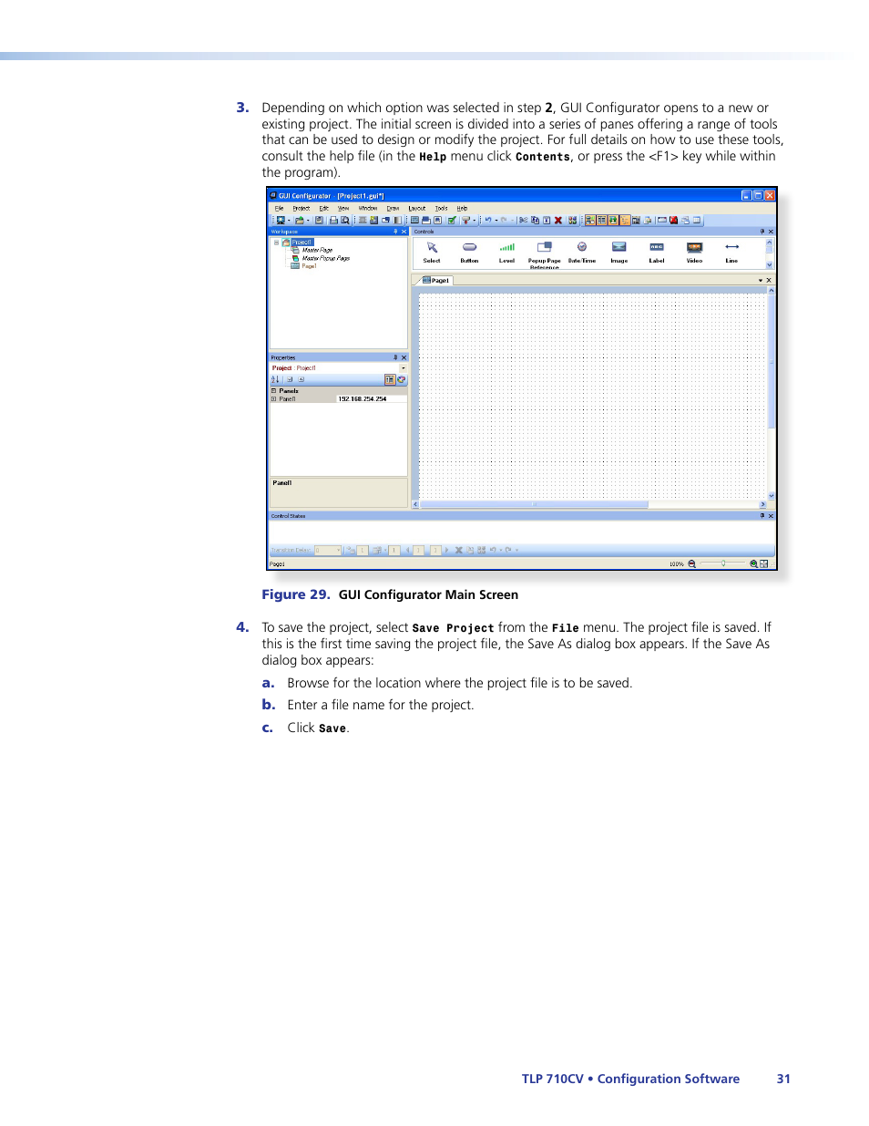 Extron Electronics TLP 710CV User Guide User Manual | Page 37 / 50